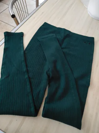 Leggings Zara donna S cotone elasticizzato