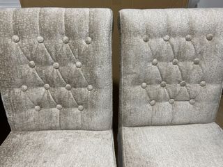 Pack 2 Sillas ALISSA Tela y Madera