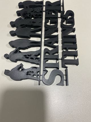 Stranger Things 3D wall art