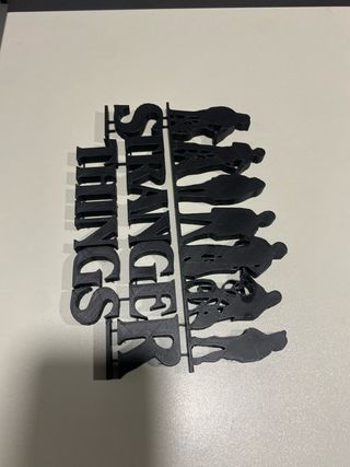 Stranger Things 3D wall art