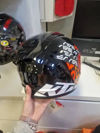 Casco Moto KTM LS2 Negro Naranja