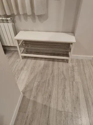 Banco zapatero Ikea blanco