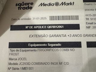 Frigorifico combinado com dispensador de água