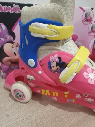 Patines Minnie Mouse Talla Ajustable 27-30