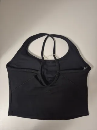Top deportivo Oysho Negro Talla XS