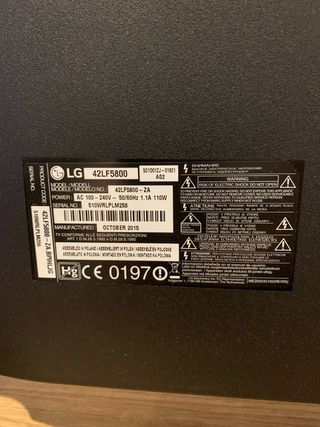 Smart TV LG 42 pulgadas