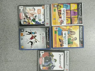 PS2 Slim + Micros + EyeToy