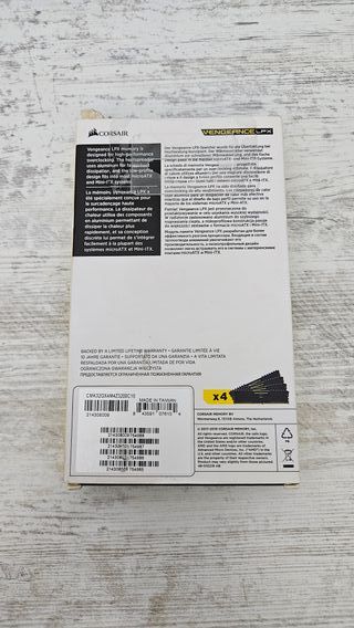 32Gb RAM DDR4 Vengance LPX Corsair 4x8gb 3200Mhz