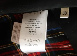 Pantalones Gucci Tartán Talla XS