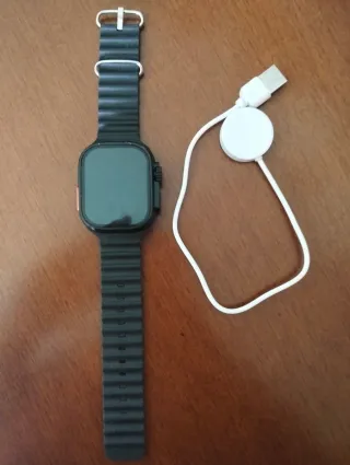 Reloj Inteligente Negro con Cargador