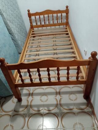 2 Camas 90cm Convertibles en Litera Madera