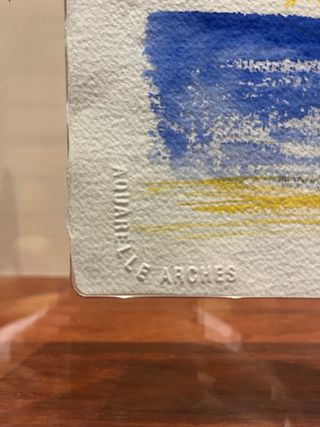 Acuarela Sol y Mar de Jose Antonio Sáinz Nieto