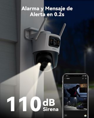 Cámara de seguridad WiFi para exteriores Imou 4K
