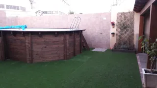 Piscina de madera octogonal 6×4 × 1.46 de alto .