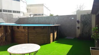 Piscina de madera octogonal 6×4 × 1.46 de alto .