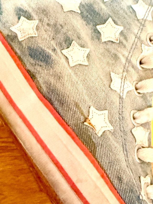 Zapatillas Daddy's Money Altas Estrellas Azul Rosa