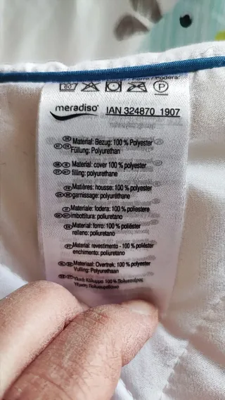 Almohada viscoelástica ergonómica