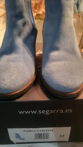 Botines Segarra Azul claro