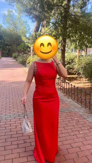 Vestido de fiesta rojo