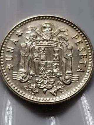 Moneda 1 Peseta Juan Carlos I 1975