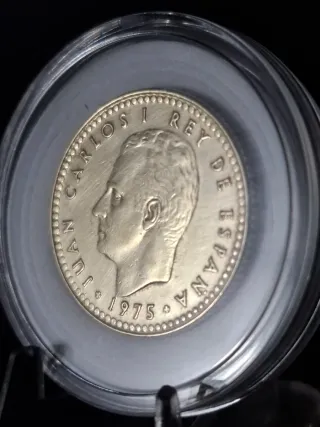 Moneda 1 Peseta Juan Carlos I 1975