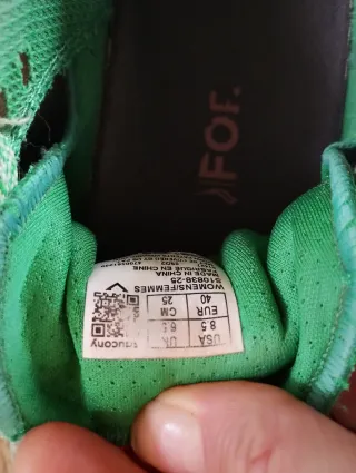 Saucony Peregrine Verde y Rosa