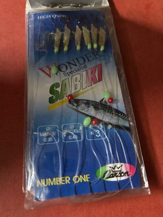 Set di filose da pesca Sabiki