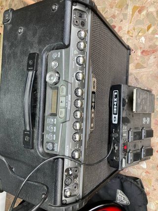 Guitarra Eléctrica y Amplificador Line 6