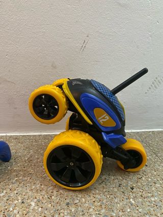 Coche RC Azul y Amarillo con Mando