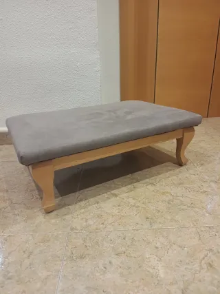 Banqueta/ taburete de terciopelo