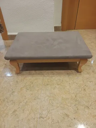 Banqueta/ taburete de terciopelo
