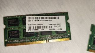 2x Kingston 2GB DDR3 1066MHz RAM