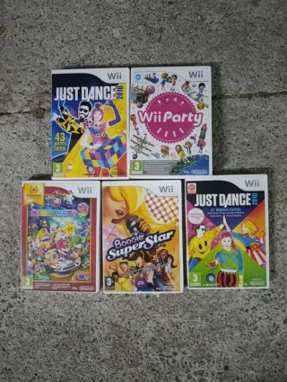 Consola Wii + 2 Mandos (Rosa y Azul)