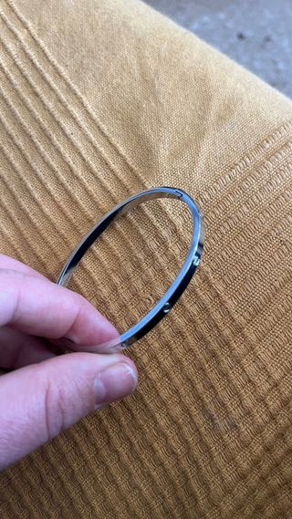 Pulsera Love Cartier Acero Plateada 4mm