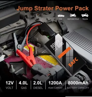 Arrancador Batería Coche 1200A