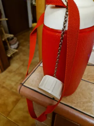 Borraccia termica 1L rossa e bianca