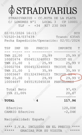 Pantalón Stradivarius cuadros