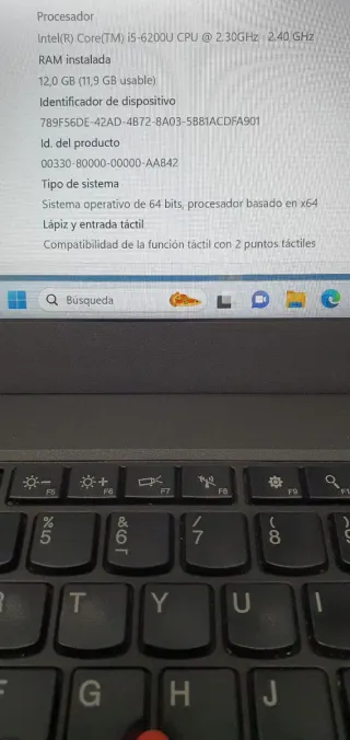 Portátil Lenovo ThinkPad T460 i5-6200U