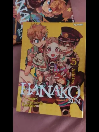 Collana di 9 libri Manga Hanako Kun.