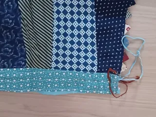 Saco Patchwork Tecido Artesanal