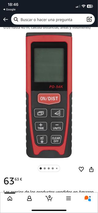 Medidor Láser PD-56K