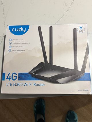 Router Cudy LTE N300 Wi-Fi 4G LT400