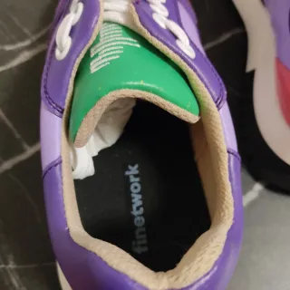 Zapatillas Phoning Talla 37 Morado Amarillo