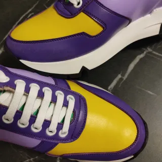 Zapatillas Phoning Talla 37 Morado Amarillo