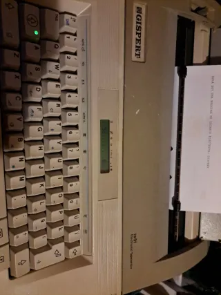 Máquina de escribir electrónica GISPERT TW91