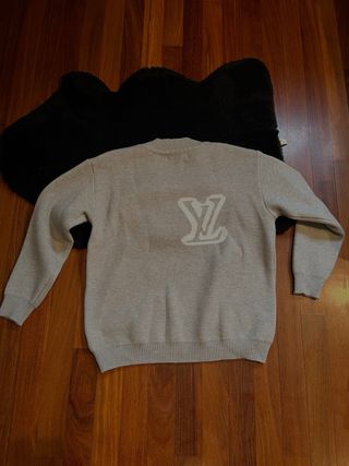 Jersey Louis Vuitton Gris Logo LV