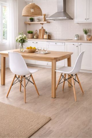 Silla Nórdica Blanca Madera. NUEVA!