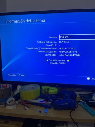 PS4 Slim 1TB + Hen + Mando de regalo