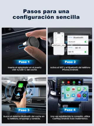 Carlinkit Mini Ultra3 Adaptador Inalámbrico