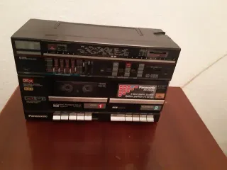 OF- Radio casete doble pletina vintage Panasonic